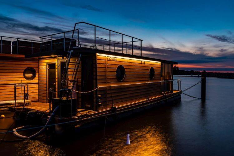 Hausboot Fjord Polaris Mit Biosauna In Μπαρθ Εξωτερικό φωτογραφία